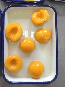 Quality 3000g GMO Cultivation Canned Peach Halves In Light Syrup wholesale