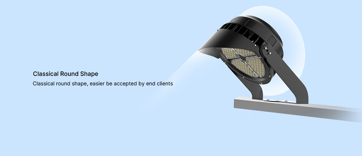Reliable Outdoor LED Stadium Lights IP65 Rating Aluminum Construction