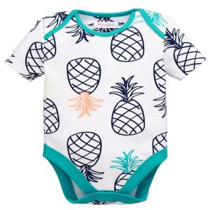 Quality Printing Infant Summer Baby Clothes Unisex Jumpsuit Cotton Knit Short Sleeve Baby Rompers wholesale