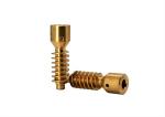 High Precision Custom Worm Gear Parts 2 Lead 0.8 Module AGMA 7 Brass