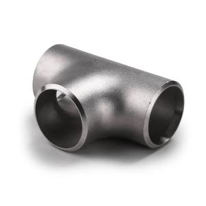 Quality Asme B16.9 Sch40 Stainless Steel Pipe Fittings Ss Reducing Tee wholesale
