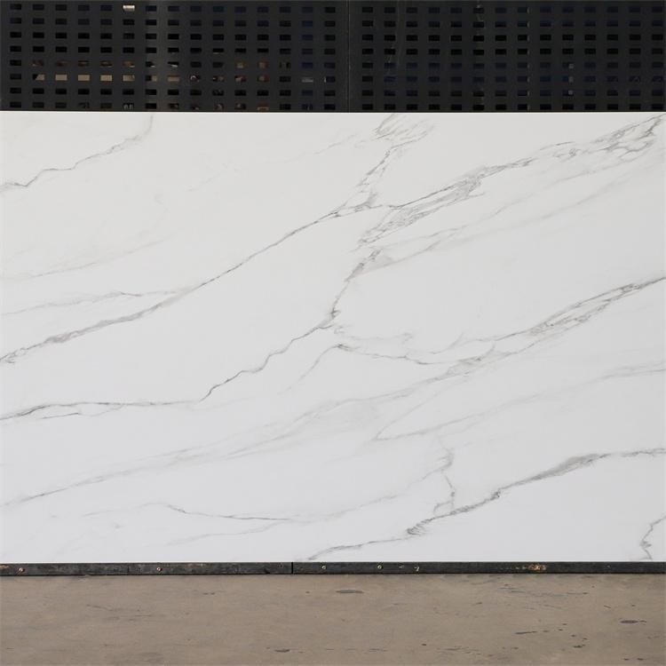 Porcelain Floor Tile Marble Look Slab Glazed Polished Surface