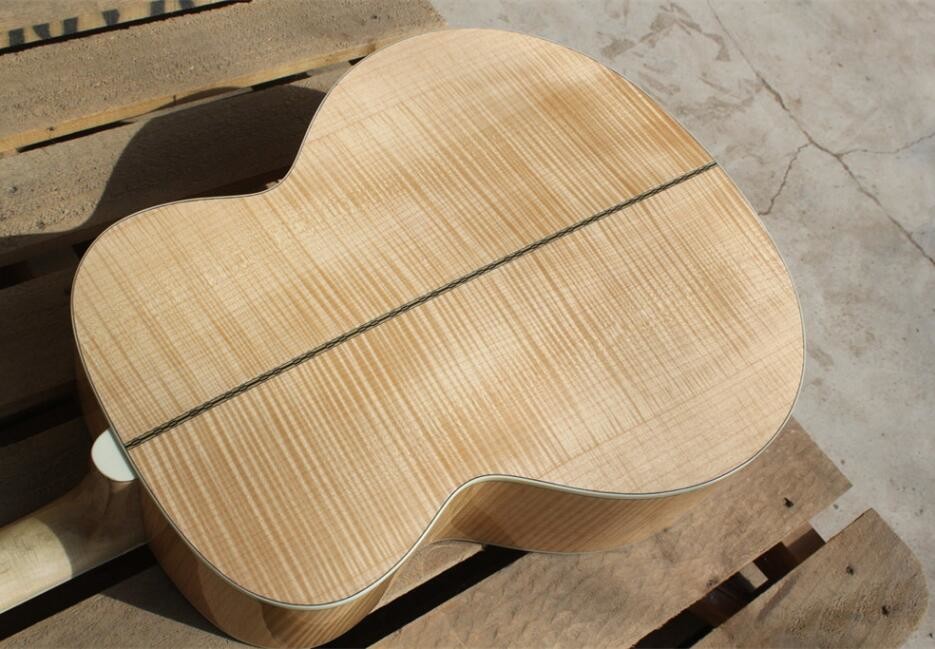 2018 New Chibson G200 acoustic guitar flame maple natrual GB G200 electric acoustic guitar