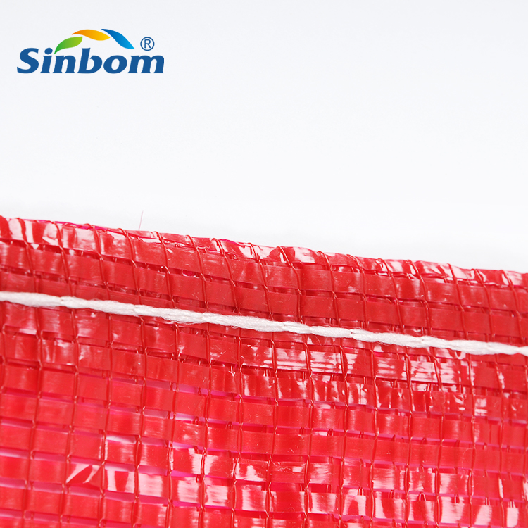 PE PP Leno Mesh Bag Fabric for Vegetable and Fruit Customizable Size