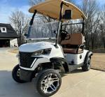New Designed 2 Seat Electric Golf Cart 4KW Four Wheeler Durable Electric Golf