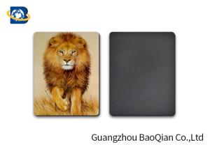 Quality Stunning Lion 3D Image Lenticular Magnet Sticker 0.45mm Thickness For Decoration wholesale