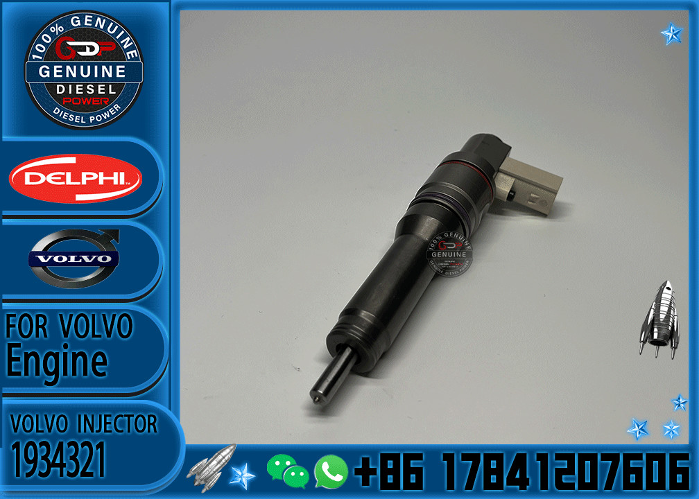 Diesel Fuel Injector common rail parts injector 1934321 BEBU2C00300 1934322 1914474for VOLVO