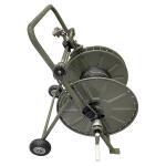 LSZH Tactical Fiber Optic Cable Reel ROHS ISO Enhanced FTTx Connectivity