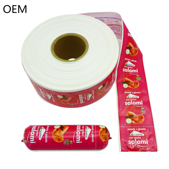 OEM sausage plastic casings food grade casings custom color printing logo customization