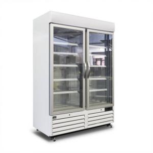 Quality Commercial Glass Door Freezer LED Lighting Good Temperature Evenness wholesale