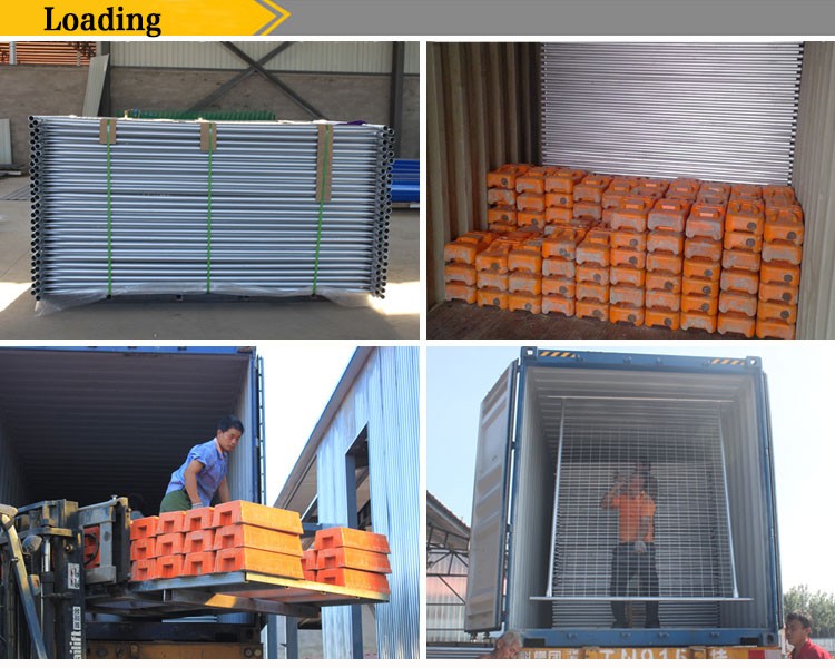 Mobile Construction Fence Height1.8m*Width3.0m Mesh 50mm*100mm HDG 275.sqm 38mm pipes with middle brace