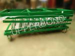 Cigarette Filter Rod Tray Trolley Cart Plant Pushcart Foldable