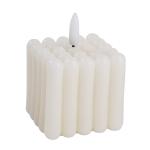 LED Lanterns Real Wax Flameless LED Candles In Bullet Shape Battery Operated