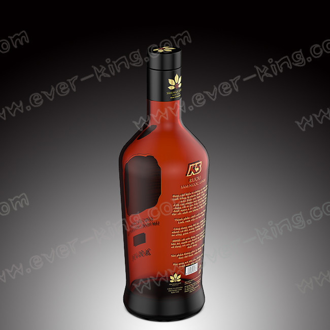 Super Flint Clear 750ml Empty Vodka Glass Bottle For Liquor