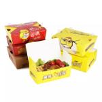 Snack Fries Fried Takeaway Lunch Custom Paper Box Disposable Greaseproof Pe