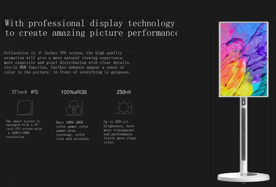 iBoard 32 Inch Movable Portable Tv Android 13 Touch Screen Display With Battery Interactive Portable Smart Tvs