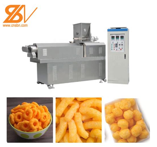 High Capacity Corn Ring Making Machine Snack Food Production Line 1 Year
