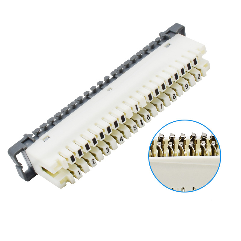 Plastic and Iron Nickel Plated LSA-Plus Krone Disconnection Module for Telecom Accessories