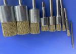 25mm Solid Shank Brass Coated Steel Wire End Brush for Cleaning and Polishing