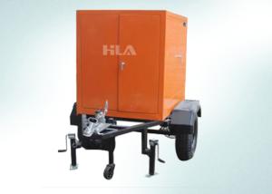 Quality High Vacuum Transformer Mobile Oil Purifier Movable Trailer With Closed Doors wholesale