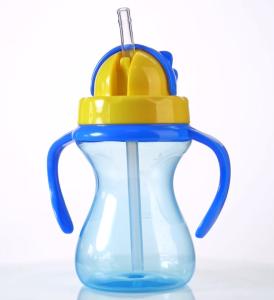 Quality Drop Proof 9oz 290ml Children Baby Weighted Straw Cup wholesale