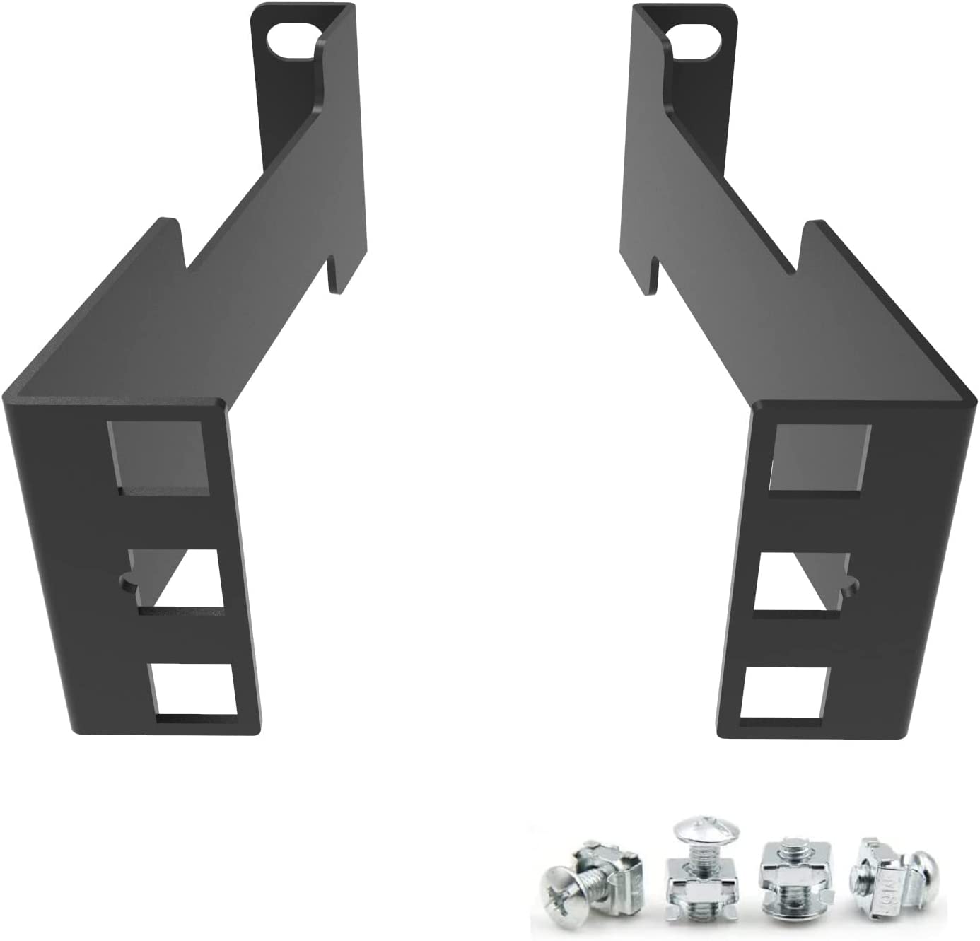 Server Rack Depth Extender-4 inches about 10.2 cm deep-Embedded Rack Mounting Adapter Kit