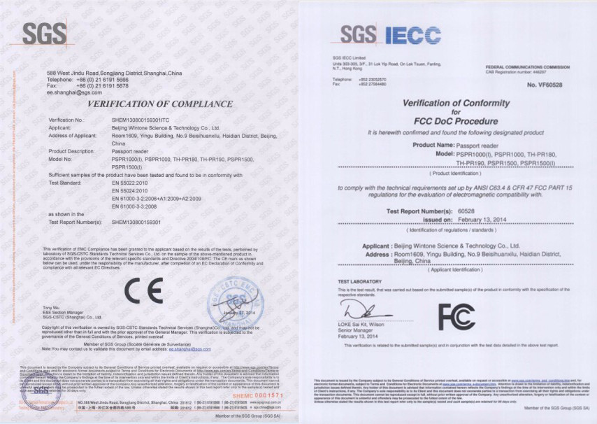 Advanced OCR Processing and Full Page Document Scanner for Airport Self Service Kiosks