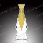 500mL Empty Glass Liquor Bottles , 570g Fancy Vodka Bottles