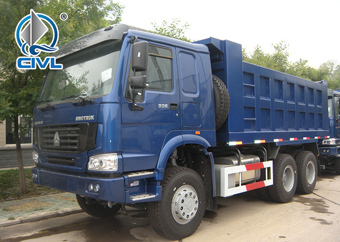 Left Hand Driving Heavy Duty Dump Truck 6x4 336hp 18M3 Mid Lifting