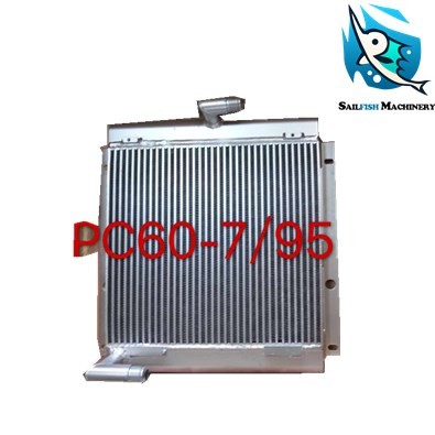 Hot sale good quality aluminum EX200-2 oil cooling radiator for HITACHI excavator
