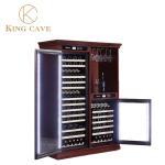 Environmental Friendly Wood Wine Cooler Floor Standing Wine Cooler With Embraco