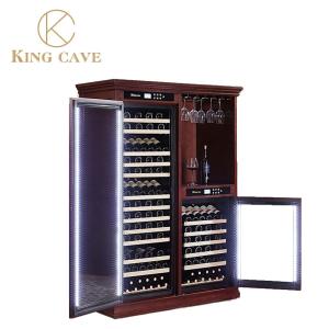 Quality 50 To 80% Humidity Display Cabinet Wine Rack Electric Low Noise wholesale