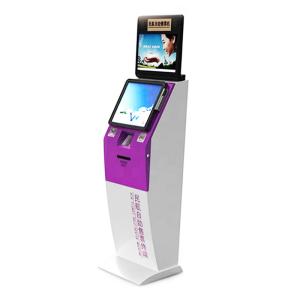 Quality 19 Inch Restaurant Ordering Self Payment Kiosk machine With Barcode Scanner wholesale