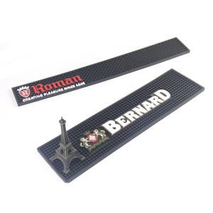 Quality Custom Promotional Soft PVC Bar Mat Spill Mat Rail Drip Mat Bar Runner wholesale
