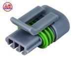 Waterproof Automotive Plastic Grey Wire Harness Connectors 3 Pins