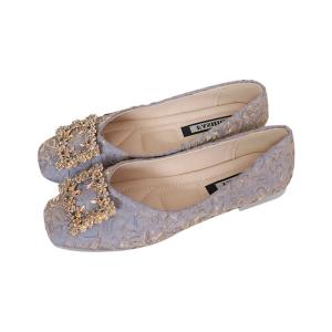 Quality Fairy Style Soft Soled Square Buckle Shoes Spring And Autumn Flat Bottomed wholesale