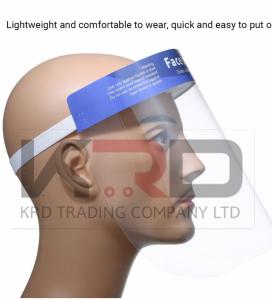 Quality Resistant Spitting Anti-Fog Lens adjustable disposable medical face shield for adult wholesale