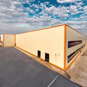 China Portal Frame Steel Structure Warehouse , Prefabricated Metal Warehouse Buildings on sale