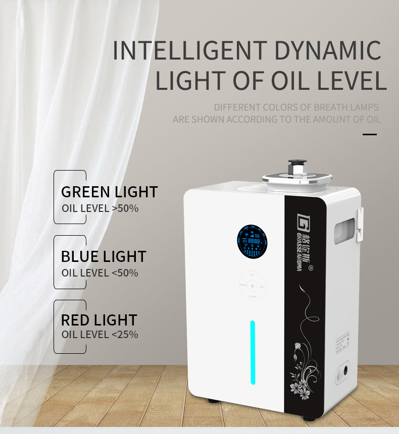 New Design 800Ml Wall Mounted Hot Sale Large Area Aroma Scent Machine Touch Screen Aroma Scent Diffuser Machine For Commercial