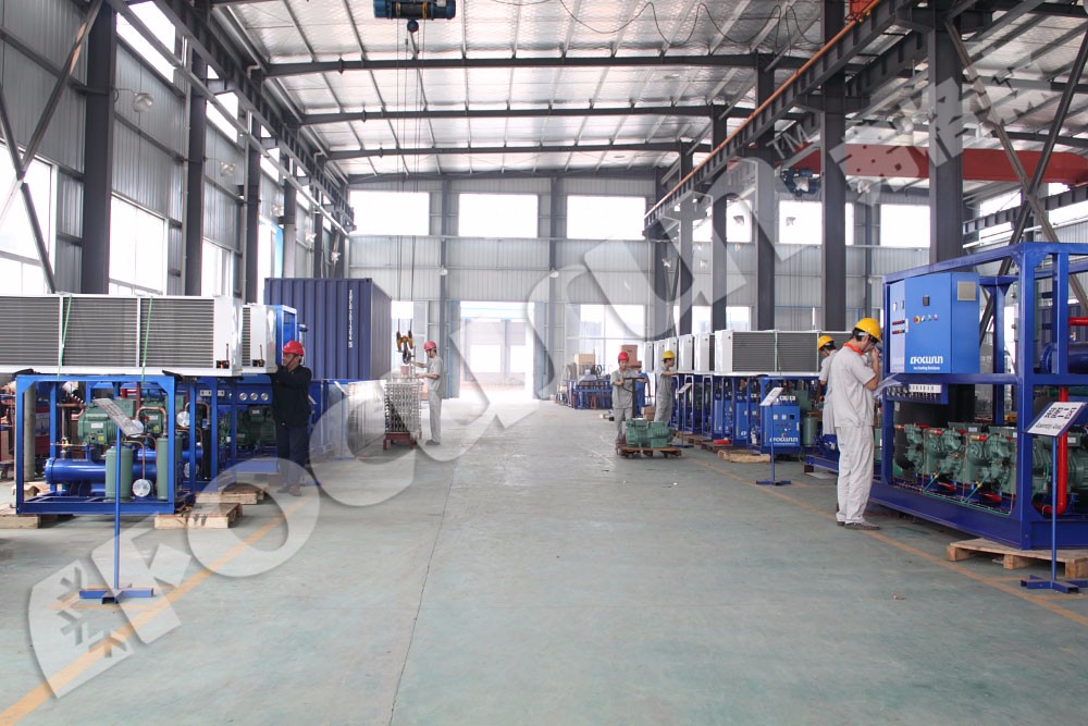 10 Ton Flake Ice Machine for Direct Slicing and Combining Refrigerated Materials