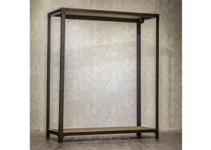 Quality Metal Wall Mounted Display Shelves , Practical Wall Mounted Clothes Rack For Retail Store wholesale