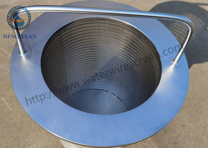 Wedge Wire Inner Filter Rotary Screen Drum Cylinder For Sewage Treatment