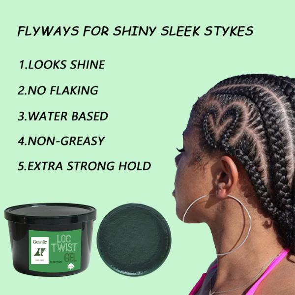 64oz Loc Gel Extra Hold No Residue Braid Gel No Flaking Wholesale Braiding Gel