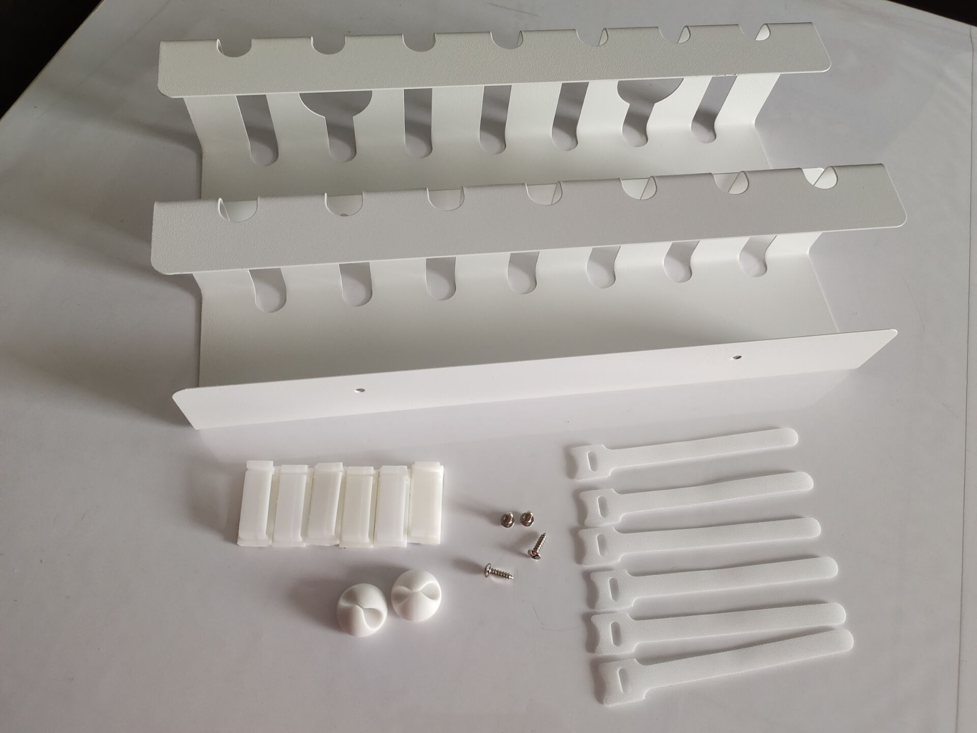 Convenient Living Room Cable Carrier No Drilling Improved Cable Channel for Table