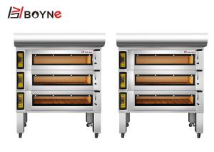 Quality 380V Commercial Bakery Kitchen Equipment 3 Deck 6 Trays Bread Oven wholesale