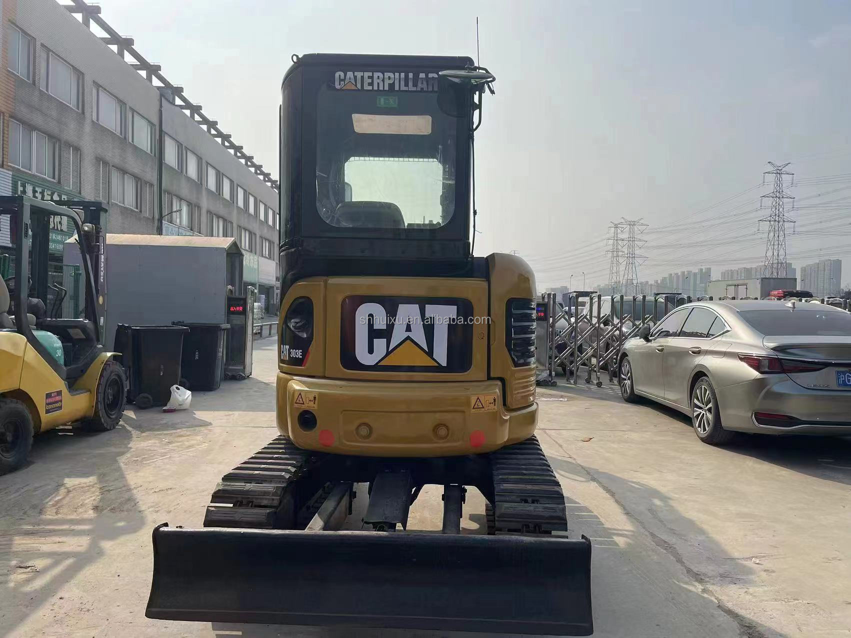 Used cat excavator CAT 303E crawler excavator mini excavators/CAT303E Farm households machines secondhand mini digger