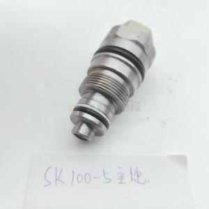 Quality SK100-5 Excavator Main Relief Valve Digger Accessories For Construction Works wholesale