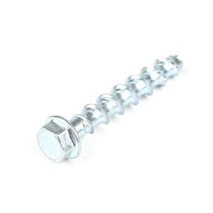 Quality Carbon Steel Zinc Plating Flange Hex Concrete Screws Anchor M8 60mm Masonry Screws Bolts wholesale