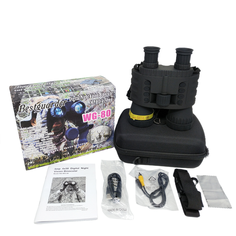 Infrared Illuminator Digital HD Night Vision Binoculars 4x50 for Night Shooting