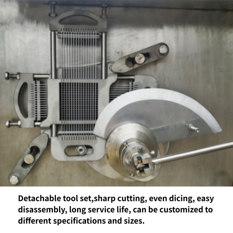 304 Stainless Steel Meat Cube Cutting Machine for Fast and Accurate Meat Processing